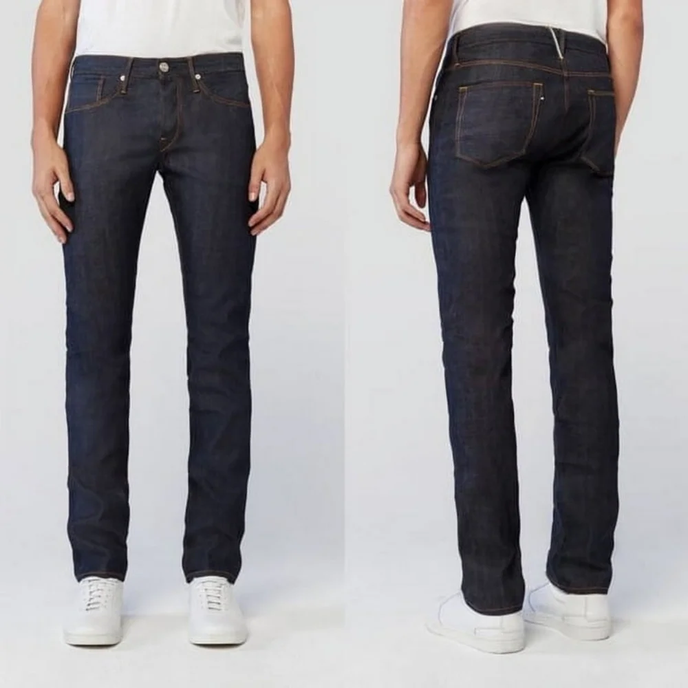 3×1 NYC Navy Blue Strait Leg Jeans Size 34